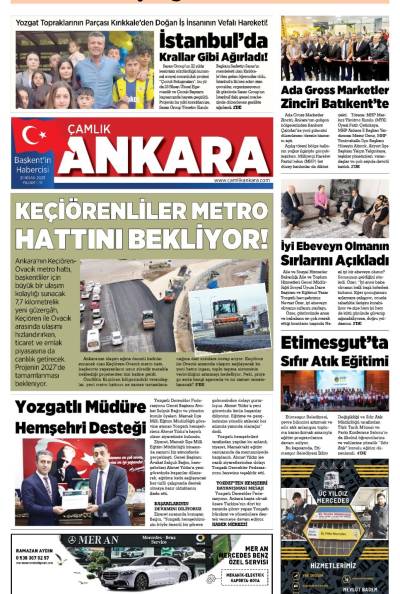 Çamlık Ankara Gazetesi 21-04-2025