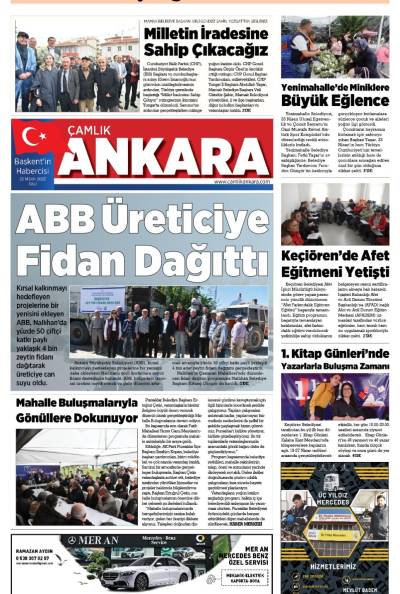 Çamlık Ankara Gazetesi 22-04-2025