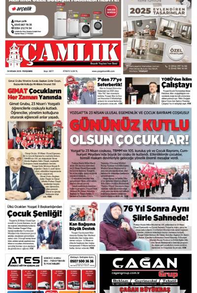 Yozgat Çamlık Gazetesi 24-04-2025