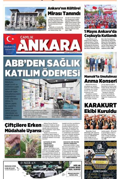 Çamlık Ankara Gazetesi 03-05-2025
