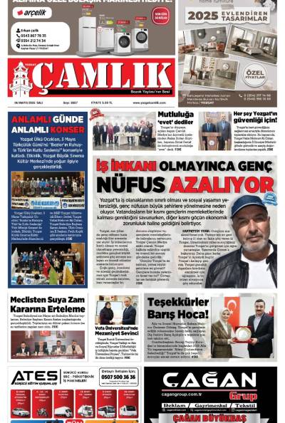 Yozgat Çamlık Gazetesi 06-05-2025