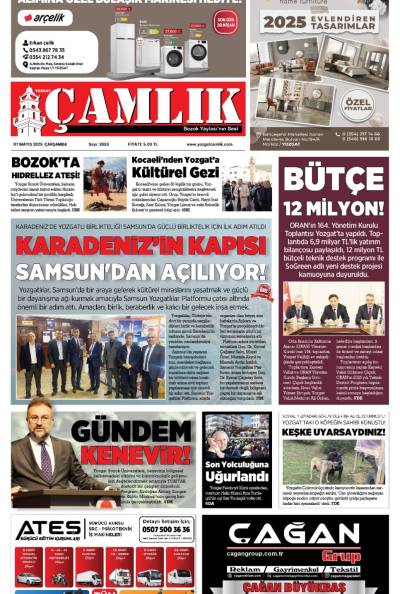 Yozgat Çamlık Gazetesi 07-05-2025
