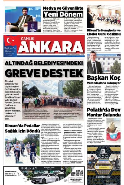 Çamlık Ankara Gazetesi 09-05-2025