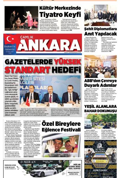 Çamlık Ankara Gazetesi 16-05-2025