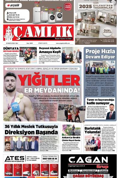 Yozgat Çamlık Gazetesi 20-05-2025