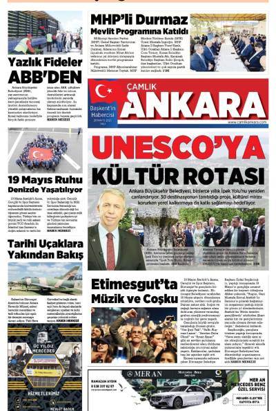 Çamlık Ankara Gazetesi 20-05-2025