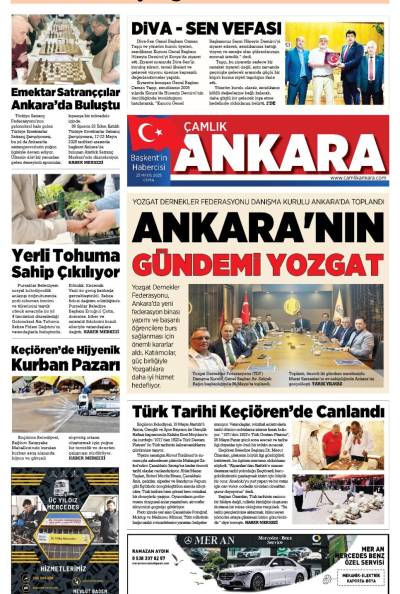 Çamlık Ankara Gazetesi 23-05-2025