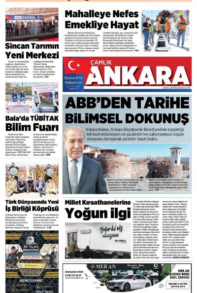 Çamlık Ankara Gazetesi 24-05-2025