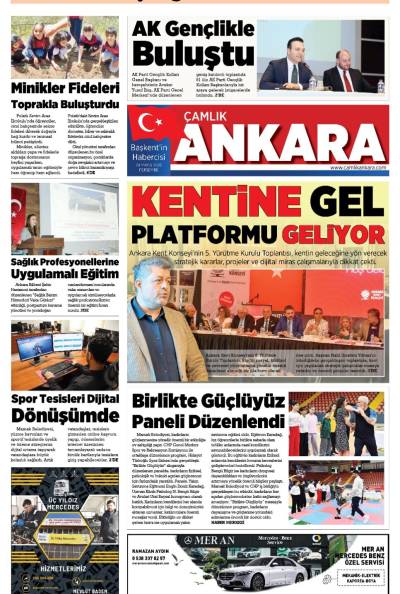 Çamlık Ankara Gazetesi 29-05-2025