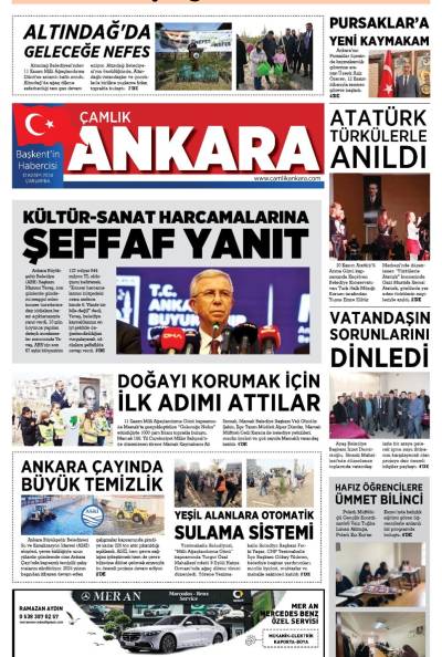 Çamlık Ankara Gazetesi 13-11-2024