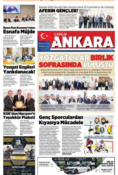 Çamlık Ankara Gazetesi 02-06-2025