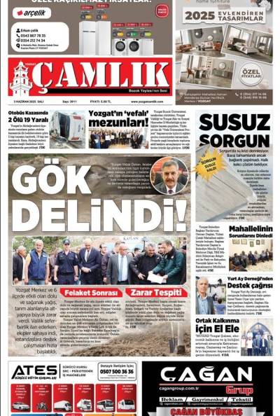 Yozgat Çamlık Gazetesi 03-06-2025