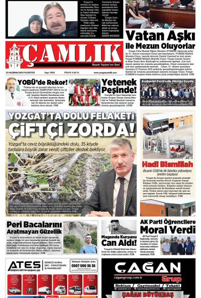 Yozgat Çamlık Gazetesi 23-06-2025