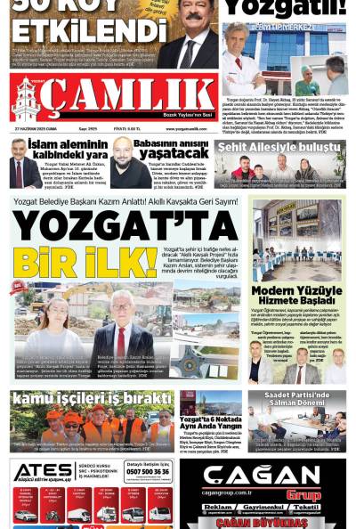 Yozgat Çamlık Gazetesi 27-06-2025