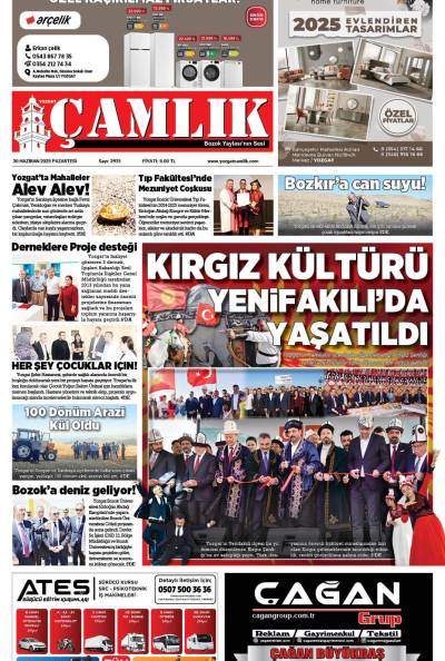 Yozgat Çamlık Gazetesi 30-06-2025