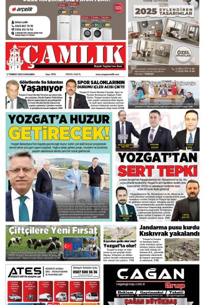 Yozgat Çamlık Gazetesi 02-07-2025