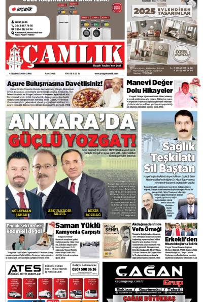 Yozgat Çamlık Gazetesi 04-07-2025
