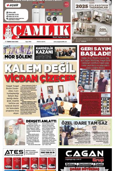 Yozgat Çamlık Gazetesi 11-07-2025