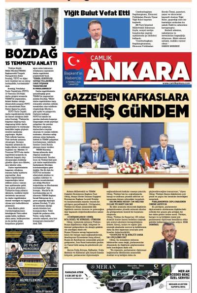 Çamlık Ankara Gazetesi 12-07-2025