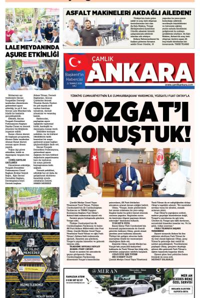 Çamlık Ankara Gazetesi 22-07-2025