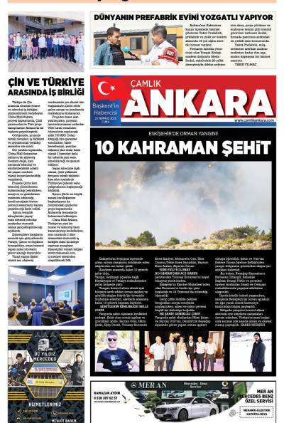 Çamlık Ankara Gazetesi 25-07-2025