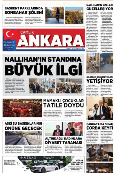 Çamlık Ankara Gazetesi 19-11-2024