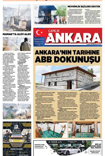 Çamlık Ankara Gazetesi 01-08-2025