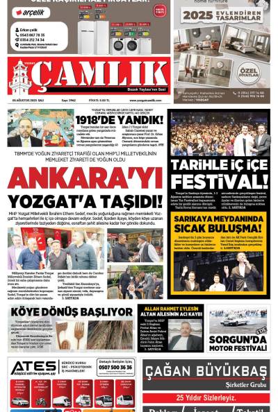 Yozgat Çamlık Gazetesi 05-08-2025