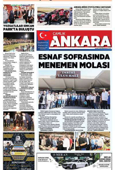 Çamlık Ankara Gazetesi 18-08-2025