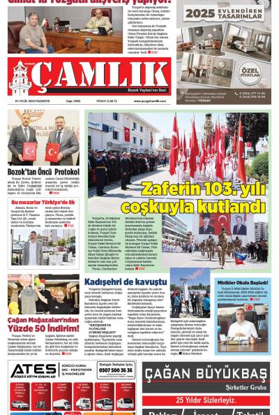 Yozgat Çamlık Gazetesi 01-09-2025
