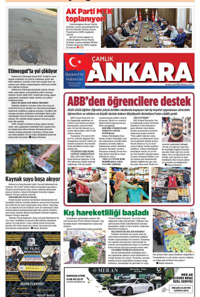 Çamlık Ankara Gazetesi 02-09-2025