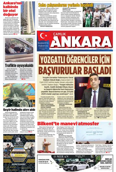 Çamlık Ankara Gazetesi 05-09-2025
