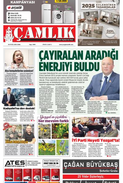Yozgat Çamlık Gazetesi 05-09-2025