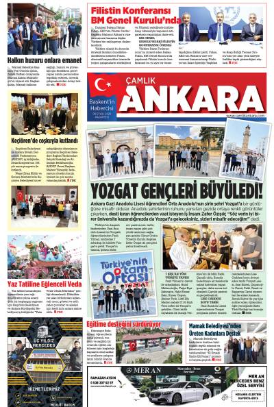 Çamlık Ankara Gazetesi 08-09-2025