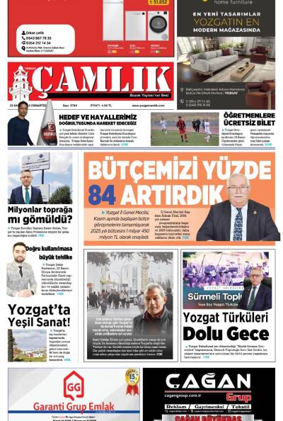 Yozgat Çamlık Gazetesi 23-11-2024