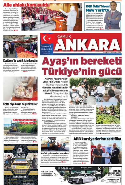 Çamlık Ankara Gazetesi 13-09-2025