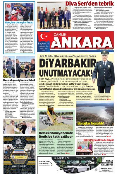 Çamlık Ankara Gazetesi 19-09-2025