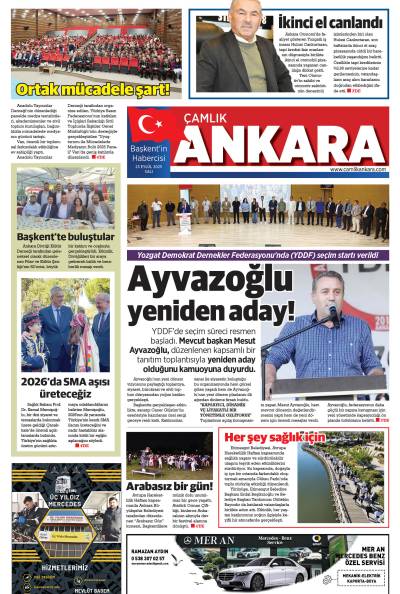 Çamlık Ankara Gazetesi 23-09-2025