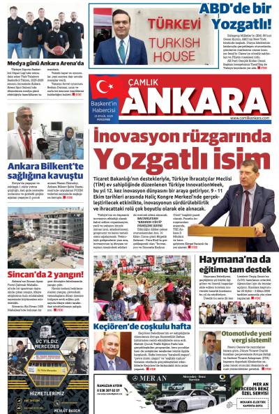 Çamlık Ankara Gazetesi 25-09-2025