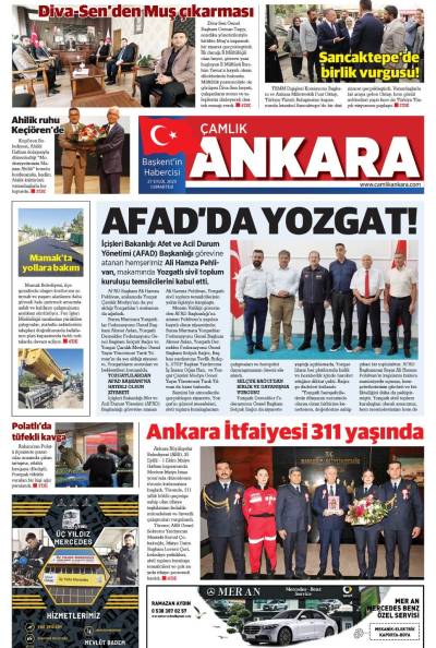 Çamlık Ankara Gazetesi 27-09-2025