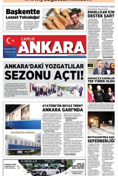 Çamlık Ankara Gazetesi 26-11-2024
