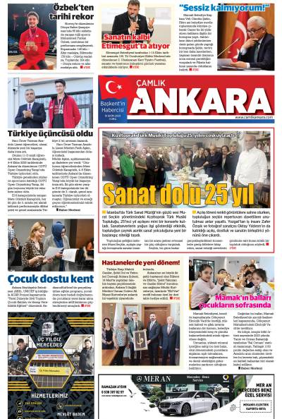 Çamlık Ankara Gazetesi 10-10-2025