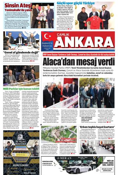 Çamlık Ankara Gazetesi 17-10-2025