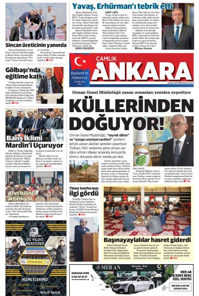 Çamlık Ankara Gazetesi 21-10-2025