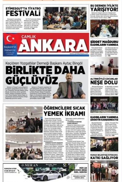Çamlık Ankara Gazetesi 27-11-2024