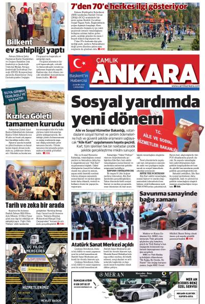 Çamlık Ankara Gazetesi 22-10-2025