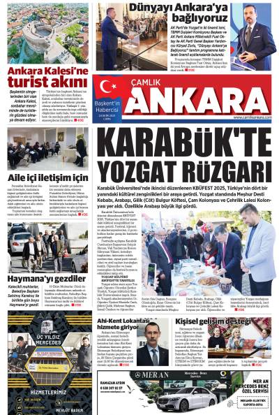 Çamlık Ankara Gazetesi 24-10-2025