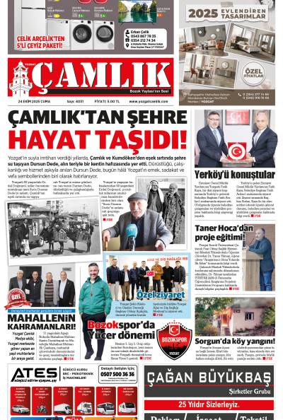 Yozgat Çamlık Gazetesi 24-10-2025