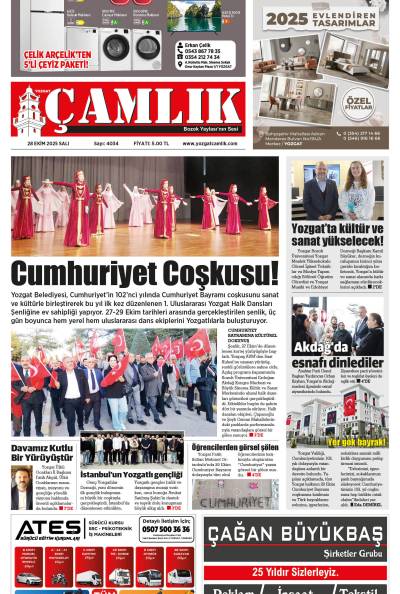 Yozgat Çamlık Gazetesi 28-10-2025