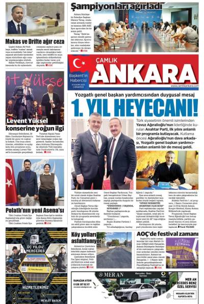 Çamlık Ankara Gazetesi 1-11-2025